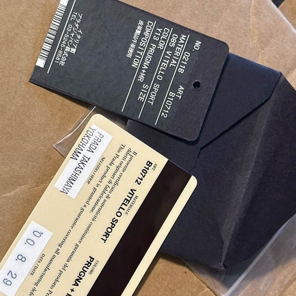 Prada new bag with COA Double zip purple & black Vitelli leather bowling bag - Picture 14 of 14